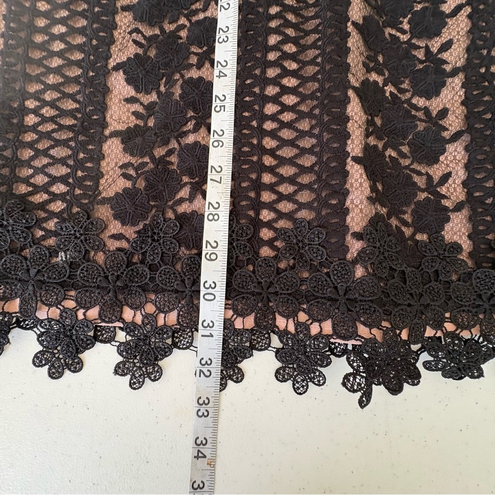 NWT Revolve NBD Acadia Dress in black and nude floral lace over halter dress S - Picture 16 of 16